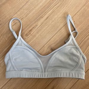 Lululemon Gray Mesh sports bra size 2